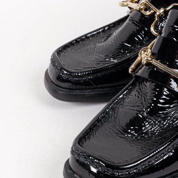 Acne Studios Kerin Patent Leather Loafer Boot - Picture 5 of 8